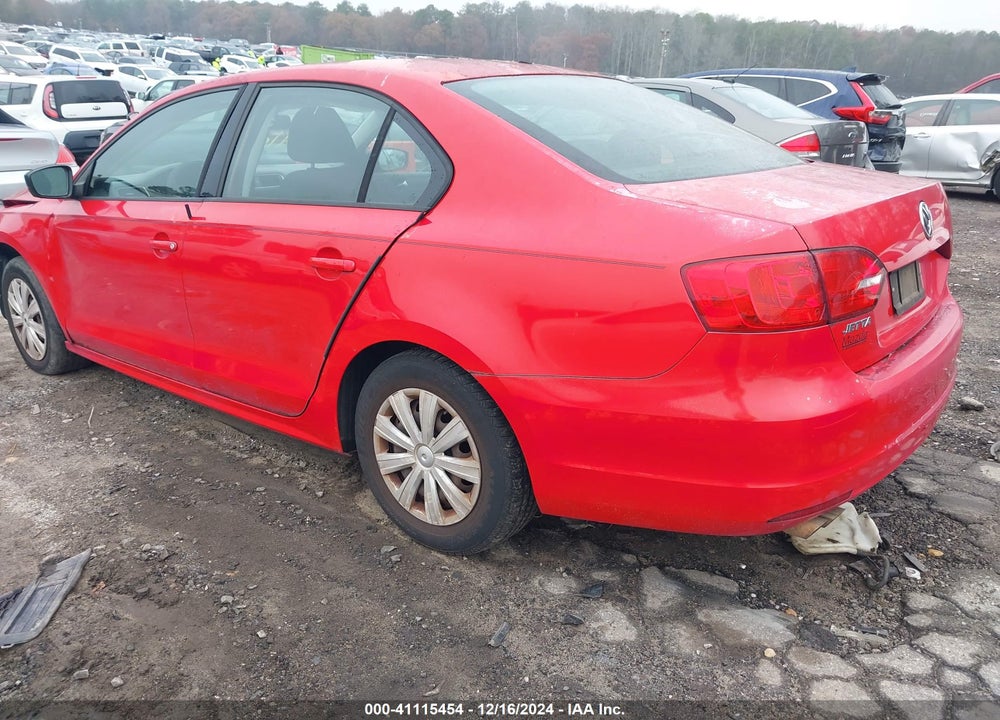 2012 VOLKSWAGEN JETTA 2.0L S VIN: 3VW2K7AJXCM356957