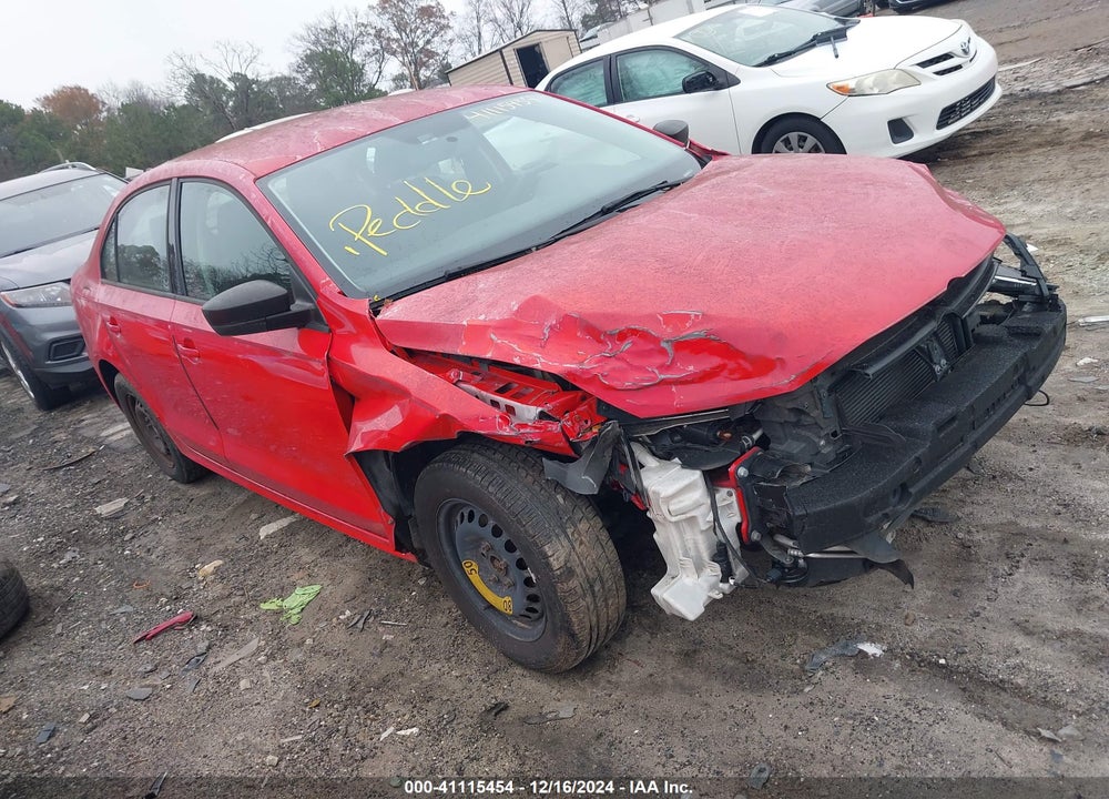 2012 VOLKSWAGEN JETTA 2.0L S VIN: 3VW2K7AJXCM356957