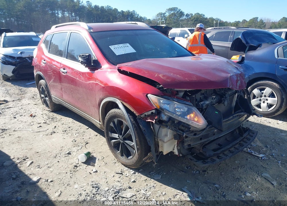 2015 NISSAN ROGUE S/SL/SV VIN: KNMAT2MT6FP523194