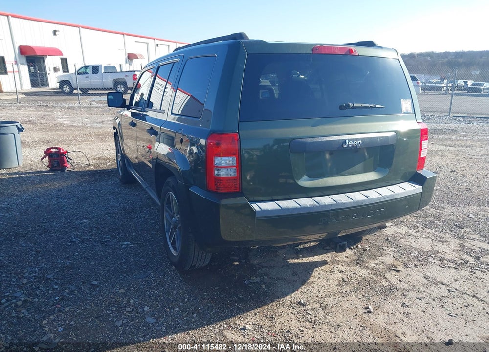 2009 JEEP PATRIOT SPORT VIN: 1J4FT28B49D178187