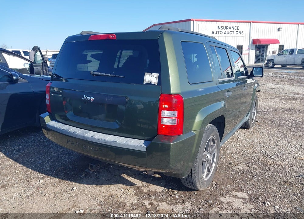 2009 JEEP PATRIOT SPORT VIN: 1J4FT28B49D178187
