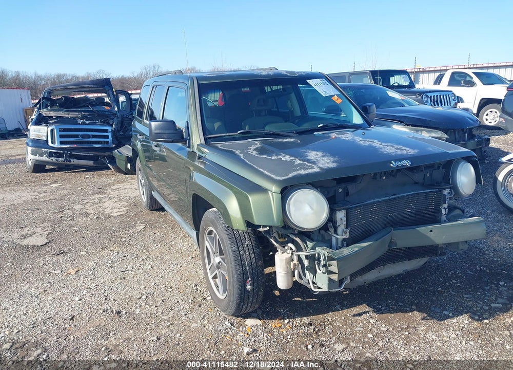 2009 JEEP PATRIOT SPORT VIN: 1J4FT28B49D178187
