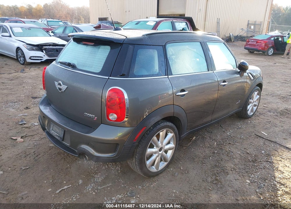 2012 MINI COOPER S COUNTRYMAN VIN: WMWZC5C59CWL56450