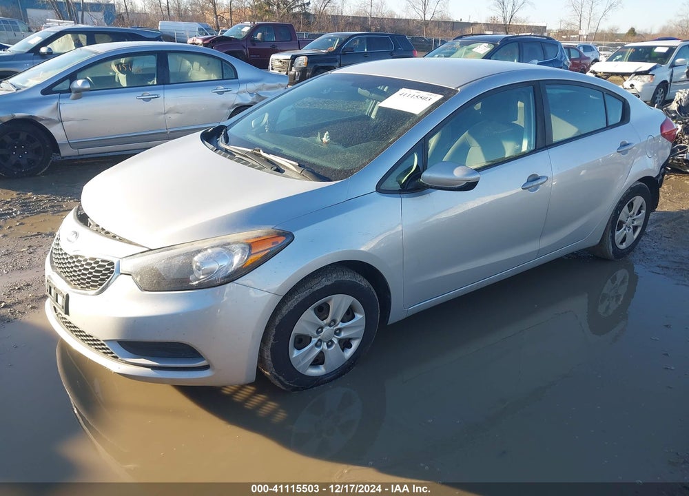 2016 KIA FORTE VIN: KNAFK4A66G5572943