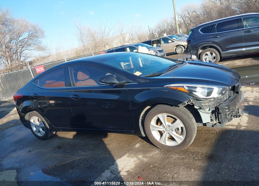 2016 HYUNDAI ELANTRA VALUE EDITION VIN: KMHDH4AE9GU601823