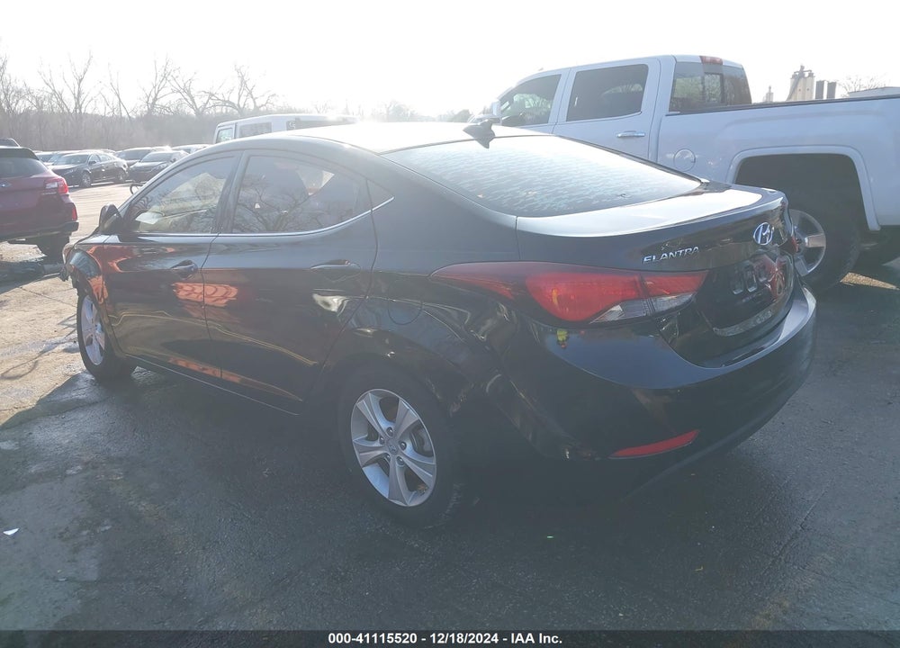 2016 HYUNDAI ELANTRA VALUE EDITION VIN: KMHDH4AE9GU601823