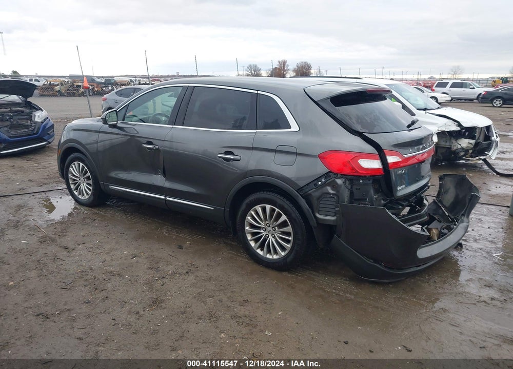 2017 LINCOLN MKX SELECT VIN: 2LMPJ6KR9HBL20275