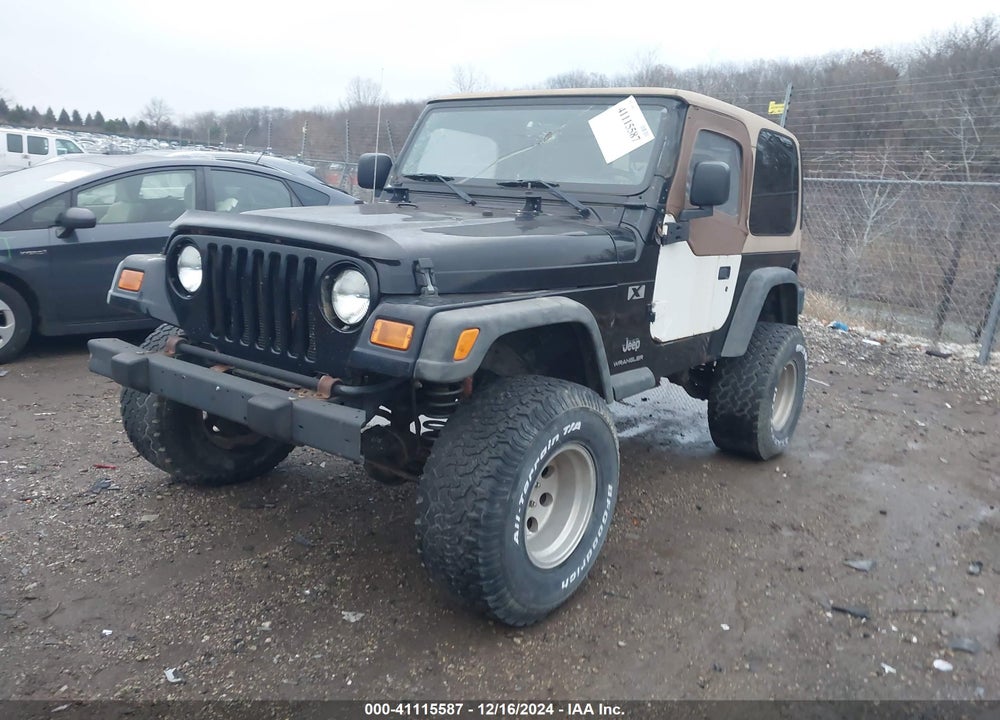 2004 JEEP WRANGLER X VIN: 1J4FA39S94P716111