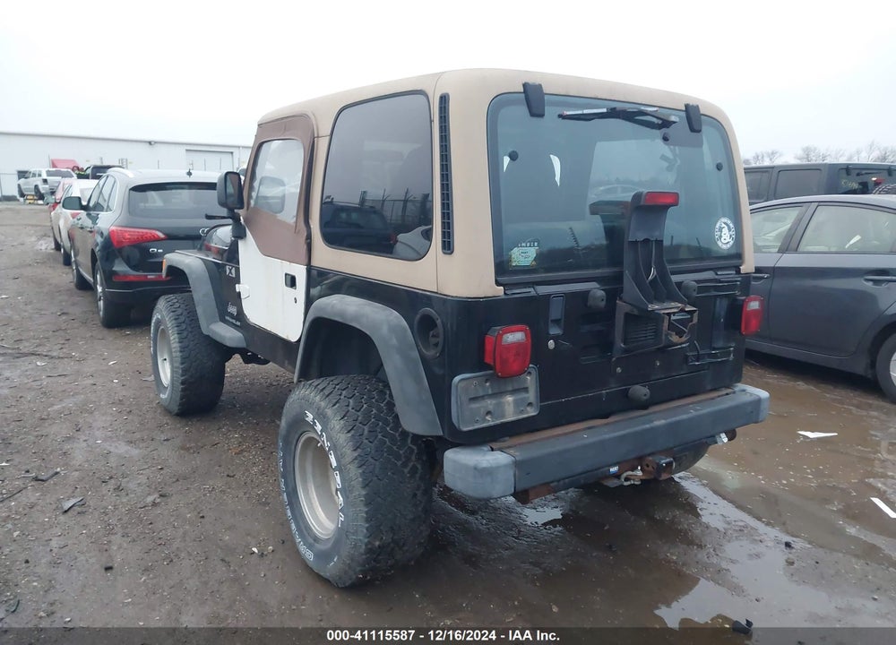 2004 JEEP WRANGLER X VIN: 1J4FA39S94P716111