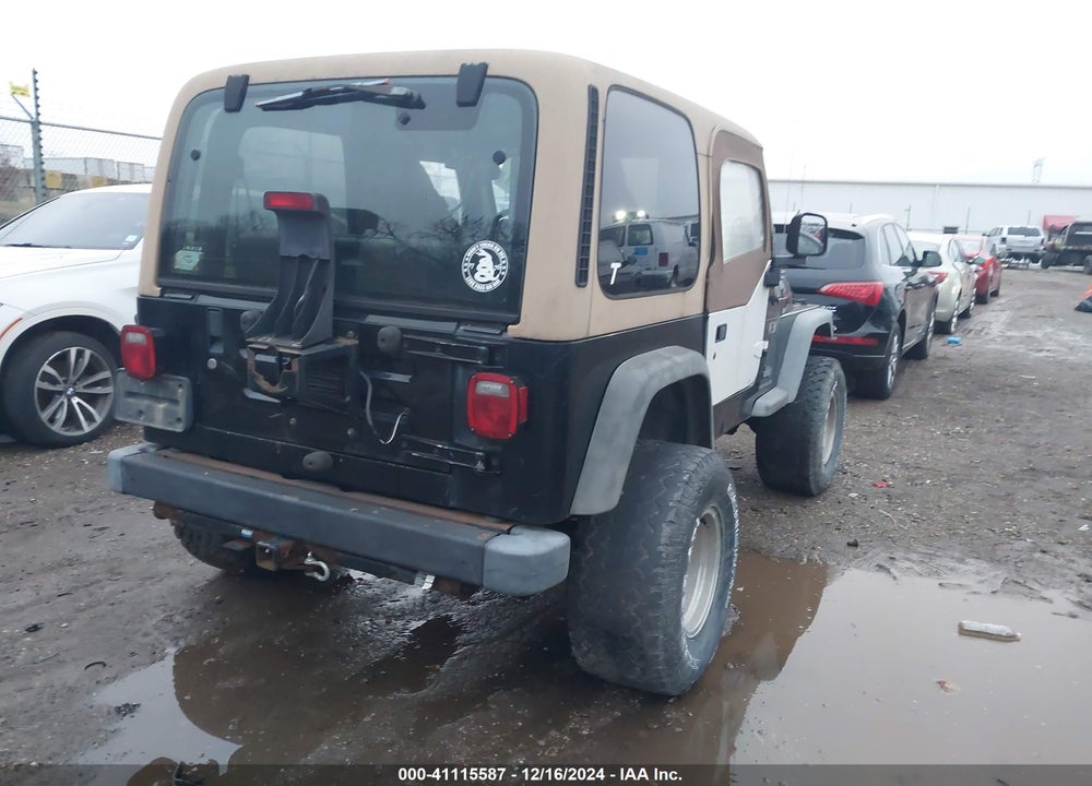 2004 JEEP WRANGLER X VIN: 1J4FA39S94P716111