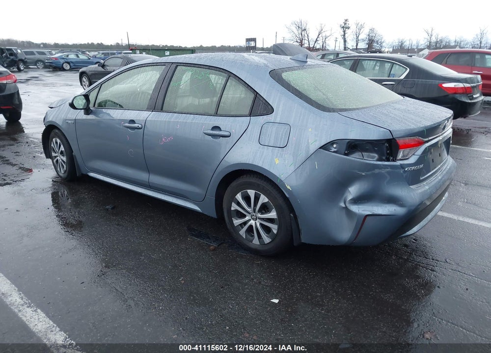 2021 TOYOTA COROLLA VIN: JTDEAMDE3MJ009873