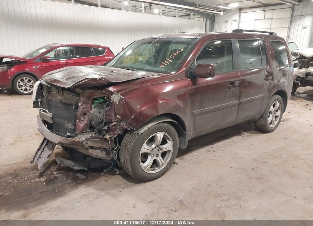 2012 HONDA PILOT EX-L VIN: 5FNYF4H79CB078972