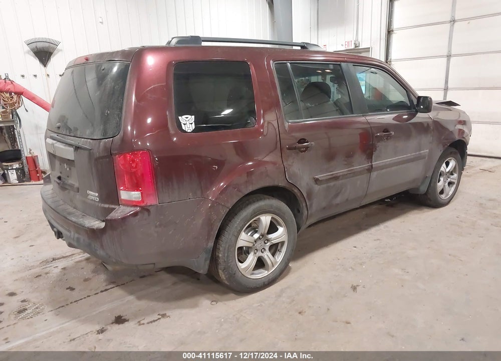 2012 HONDA PILOT EX-L VIN: 5FNYF4H79CB078972