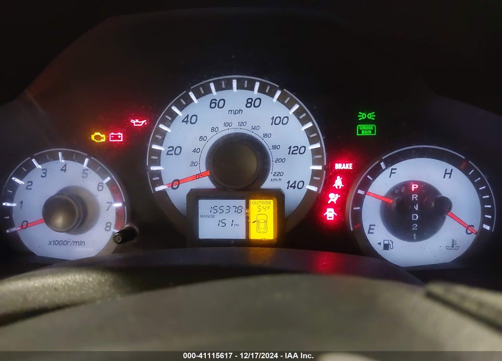 2012 HONDA PILOT EX-L VIN: 5FNYF4H79CB078972