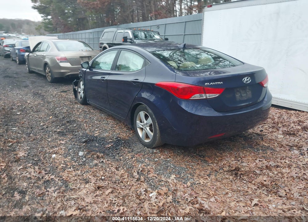 2013 HYUNDAI ELANTRA GLS VIN: 5NPDH4AEXDH450789