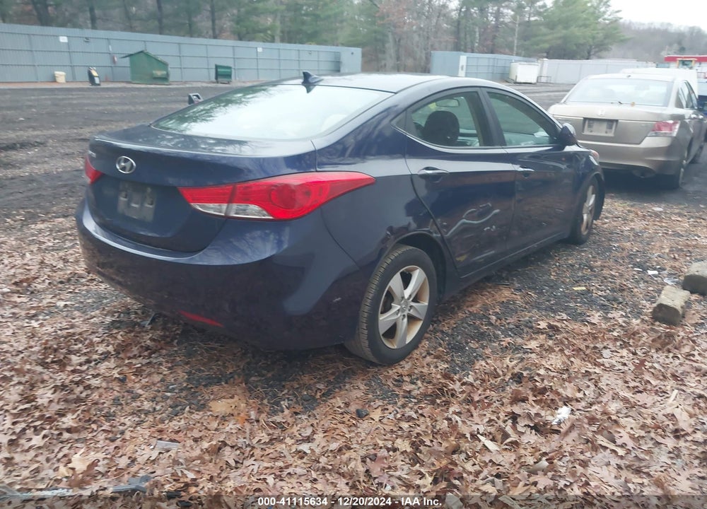 2013 HYUNDAI ELANTRA GLS VIN: 5NPDH4AEXDH450789
