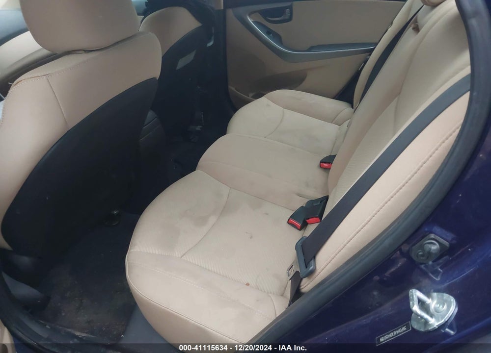 2013 HYUNDAI ELANTRA GLS VIN: 5NPDH4AEXDH450789