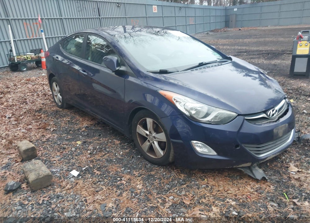 2013 HYUNDAI ELANTRA GLS VIN: 5NPDH4AEXDH450789