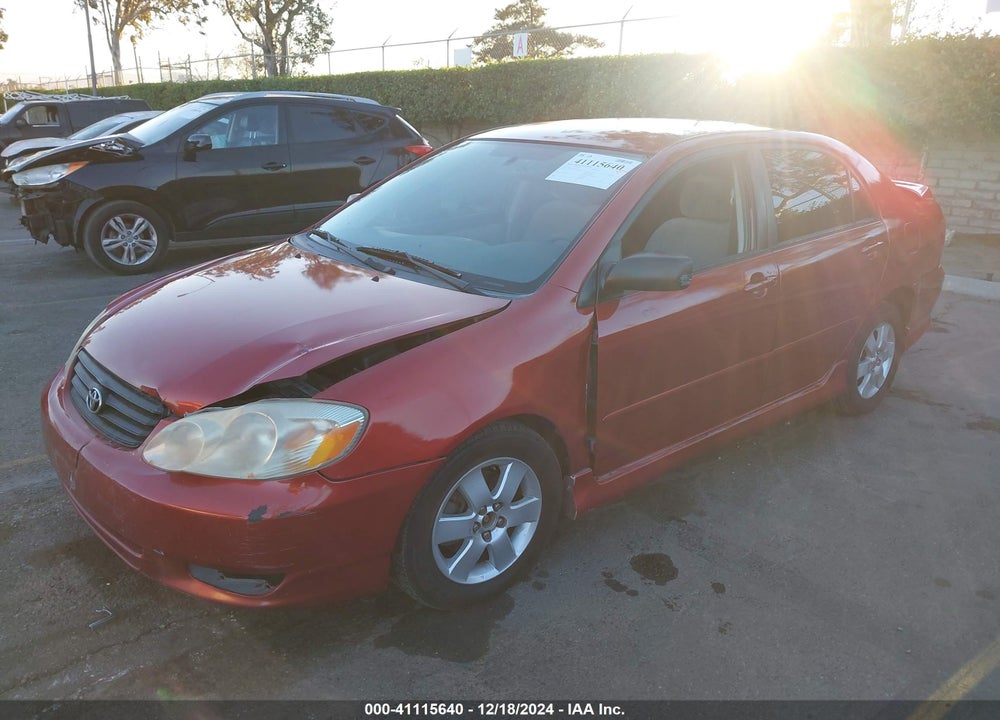2003 TOYOTA COROLLA LE VIN: JTDBR32E930044723