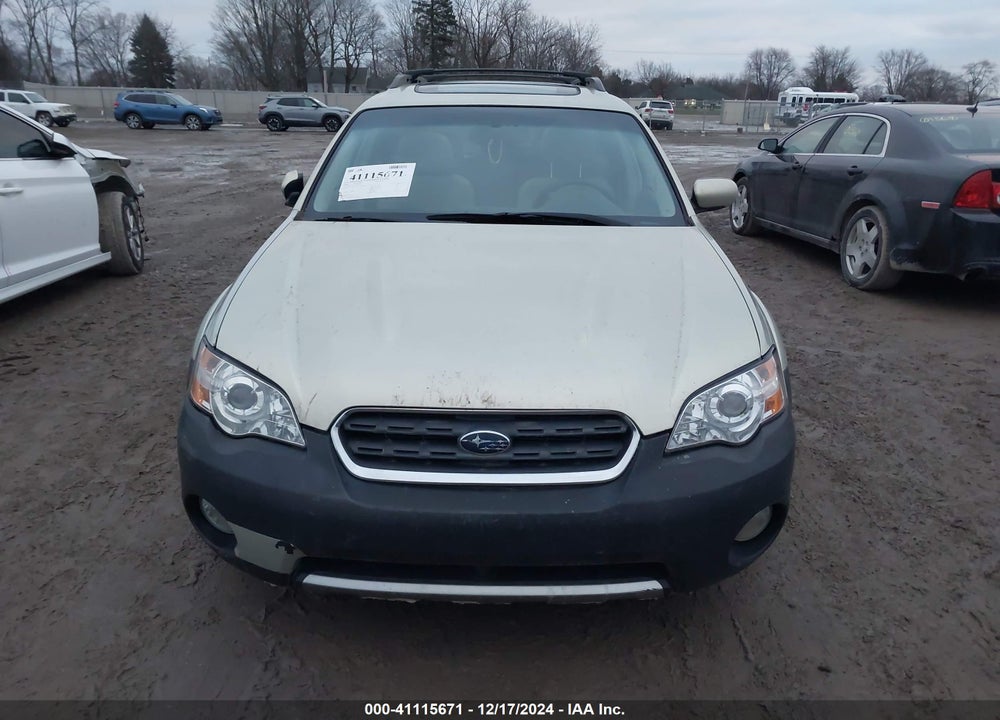2006 SUBARU OUTBACK 2.5I LIMITED VIN: 4S4BP62C167324214
