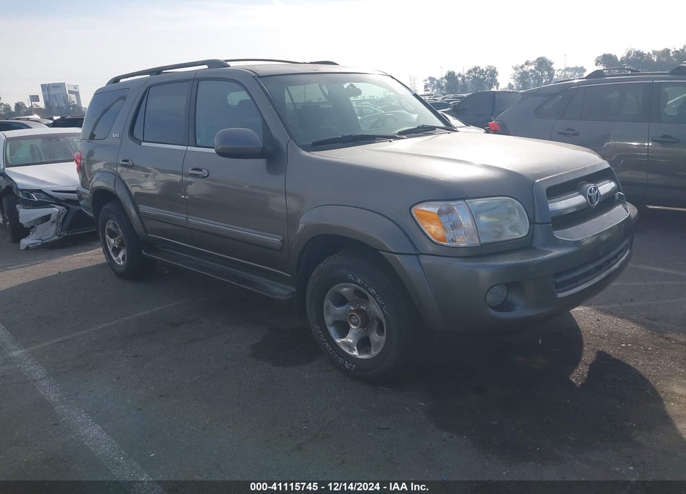 2005 TOYOTA SEQUOIA SR5 V8 VIN: 5TDZT34A85S244972