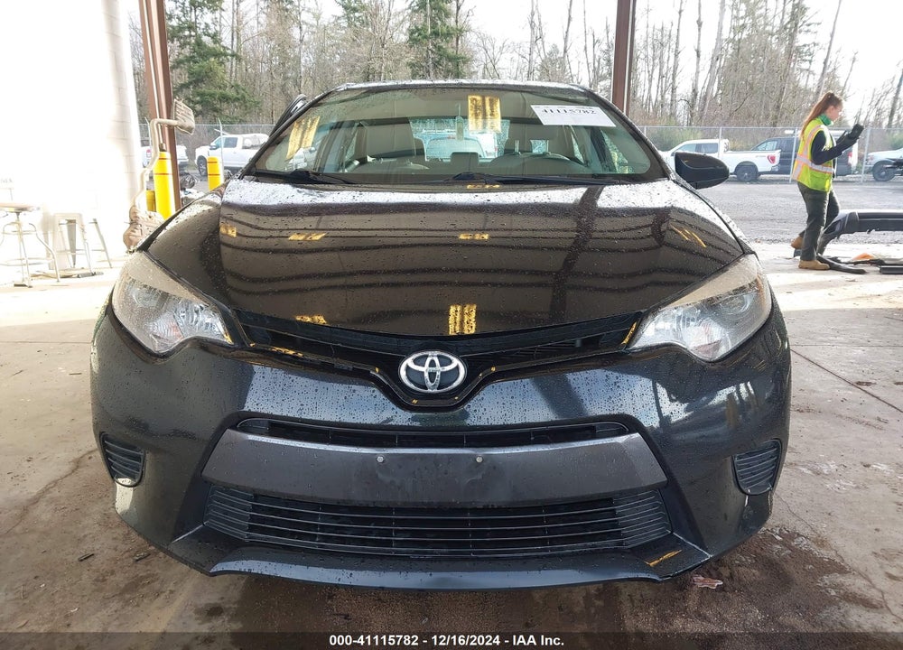 2016 TOYOTA COROLLA LE VIN: 5YFBURHE8GP477809