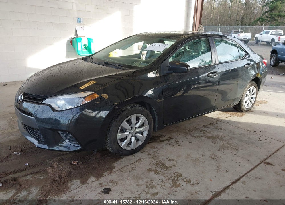 2016 TOYOTA COROLLA LE VIN: 5YFBURHE8GP477809