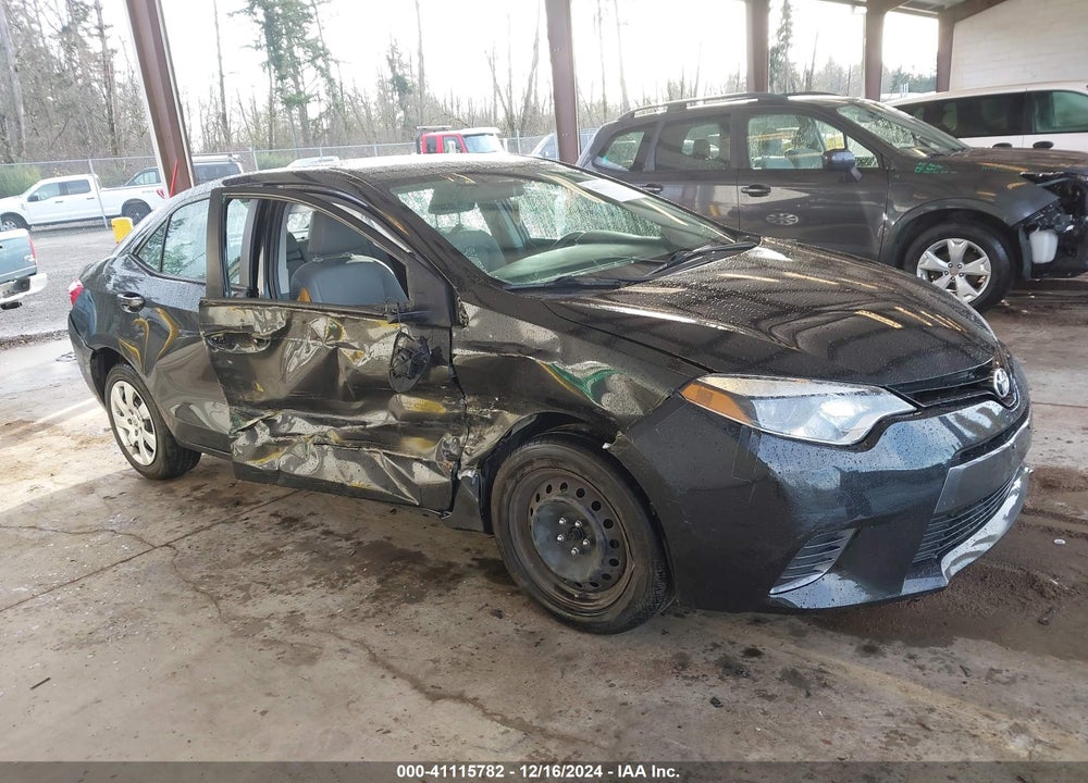 2016 TOYOTA COROLLA LE VIN: 5YFBURHE8GP477809