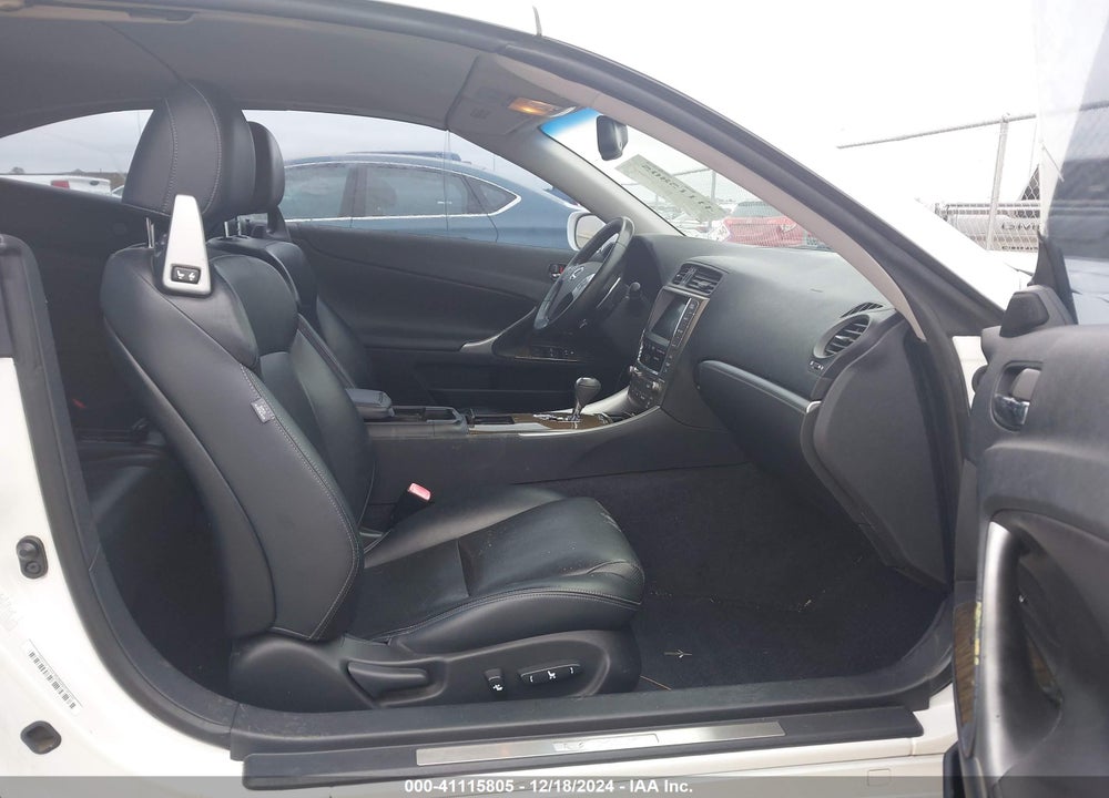 2012 LEXUS IS 350C VIN: JTHFE2C20C2507220