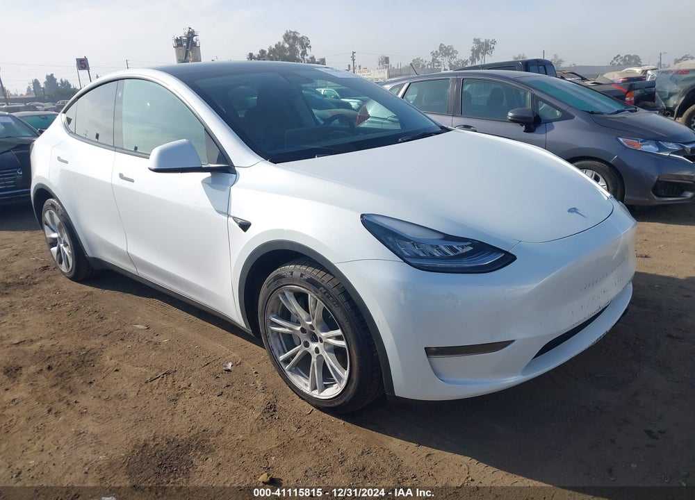 2021 TESLA MODEL Y LONG RANGE DUAL MOTOR ALL-WHEEL DRIVE VIN: 5YJYGDEE3MF278408