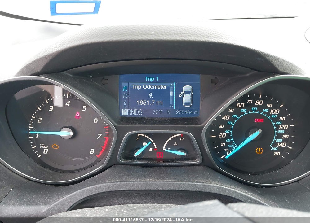 2013 FORD ESCAPE S VIN: 1FMCU0F78DUA39791