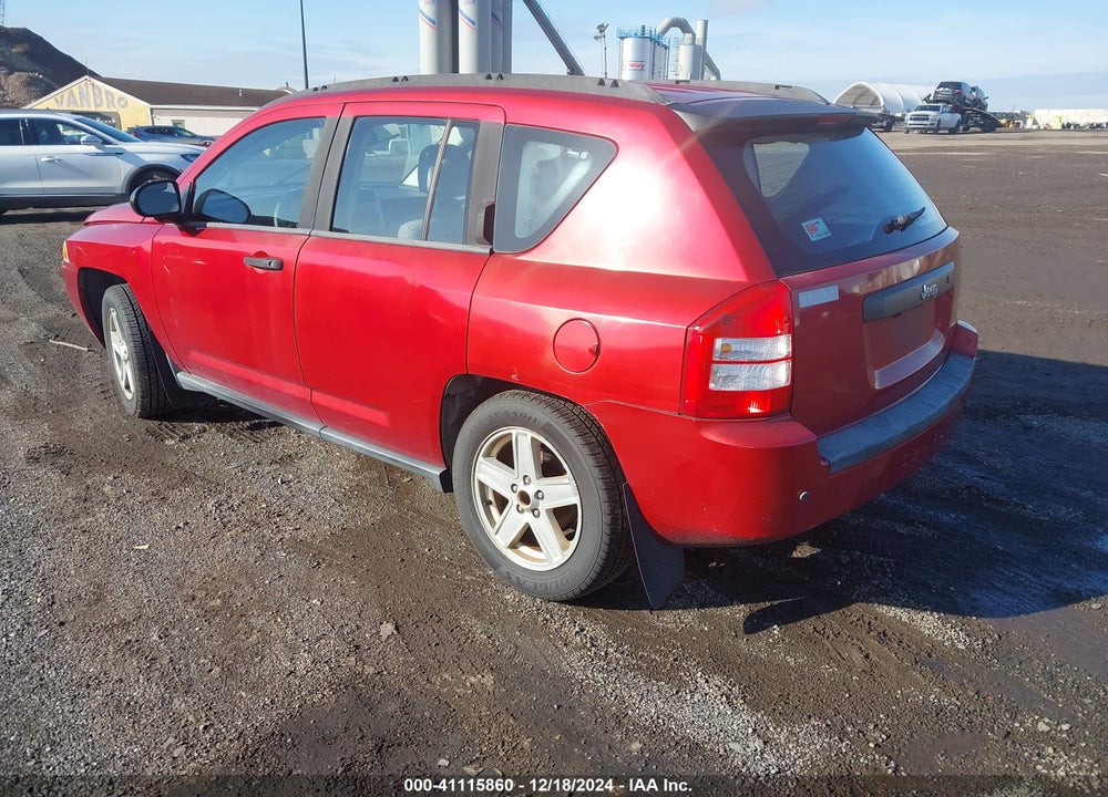 2007 JEEP COMPASS SPORT VIN: 1J8FT47037D295749