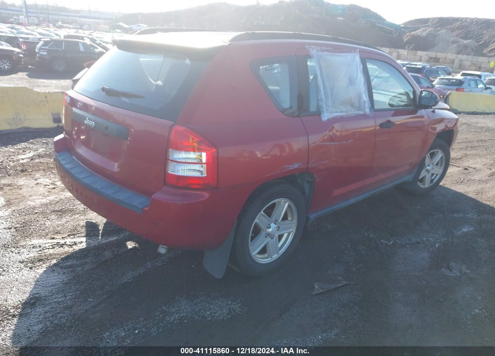2007 JEEP COMPASS SPORT VIN: 1J8FT47037D295749