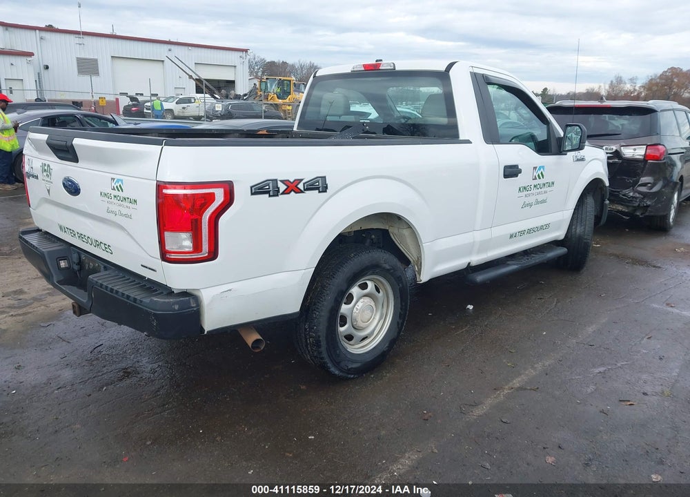 2016 FORD F-150 XL VIN: 1FTMF1E87GFA56187