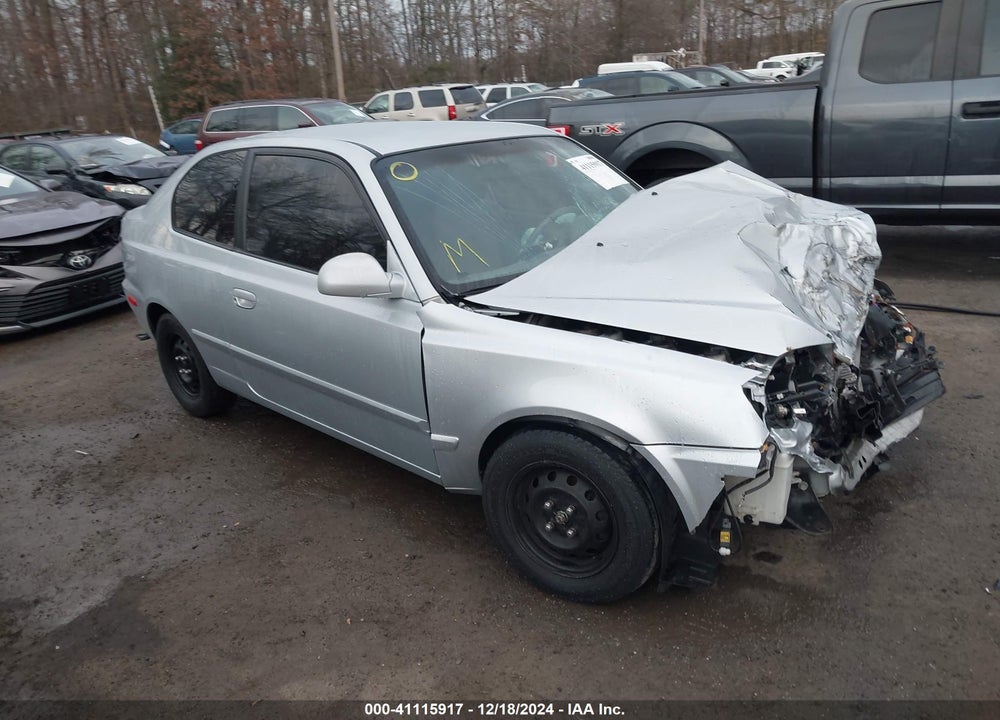 2005 HYUNDAI ACCENT GLS/GT VIN: KMHCG35C45U360784