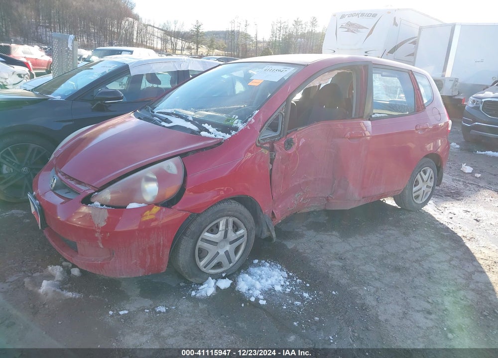 2008 HONDA FIT VIN: JHMGD38448S018625