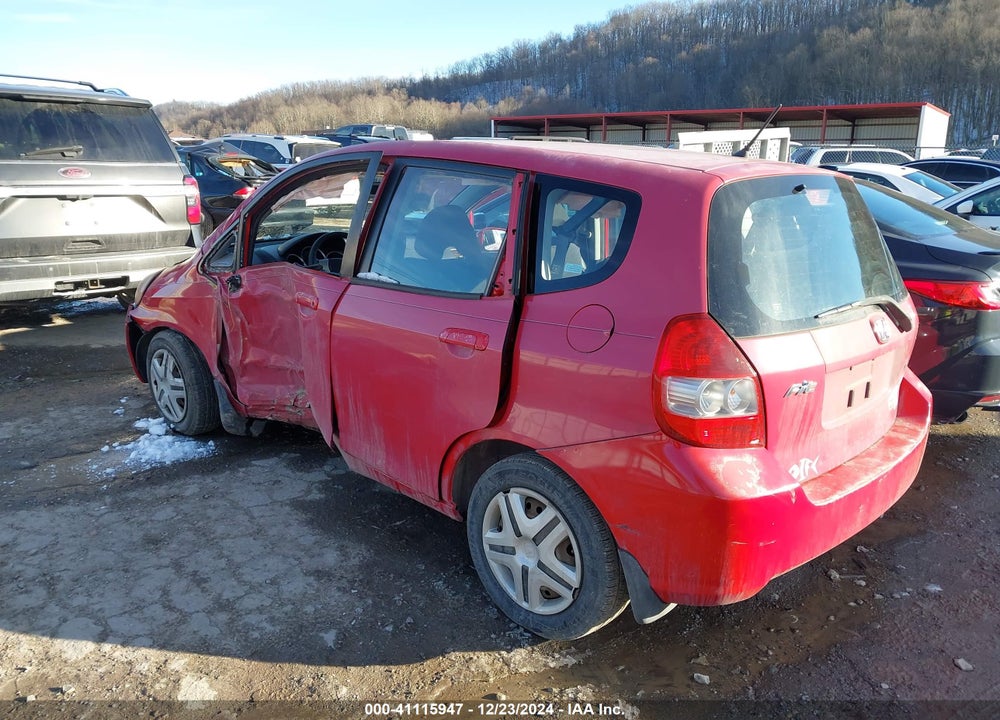 2008 HONDA FIT VIN: JHMGD38448S018625