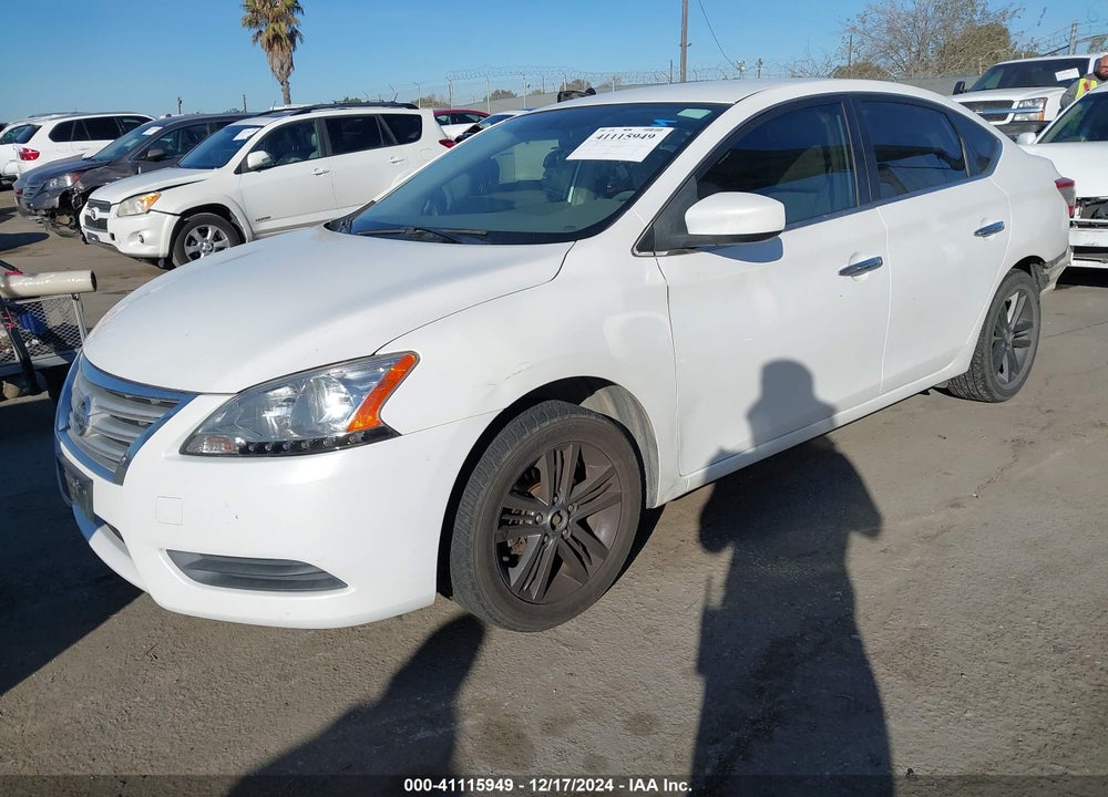 2013 NISSAN SENTRA SV VIN: 3N1AB7AP9DL740015