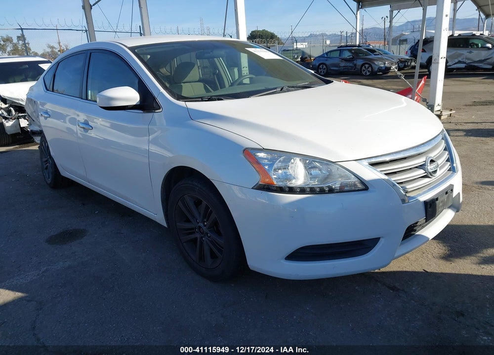 2013 NISSAN SENTRA SV VIN: 3N1AB7AP9DL740015