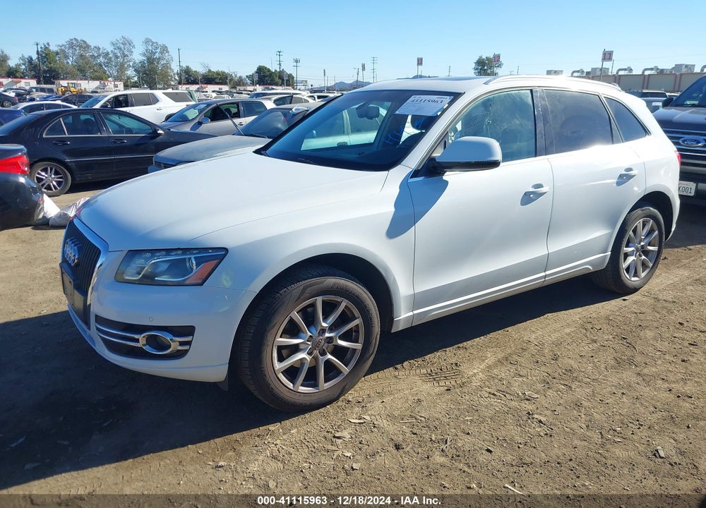 2012 AUDI Q5 2.0T PREMIUM VIN: WA1LFAFPXCA115848