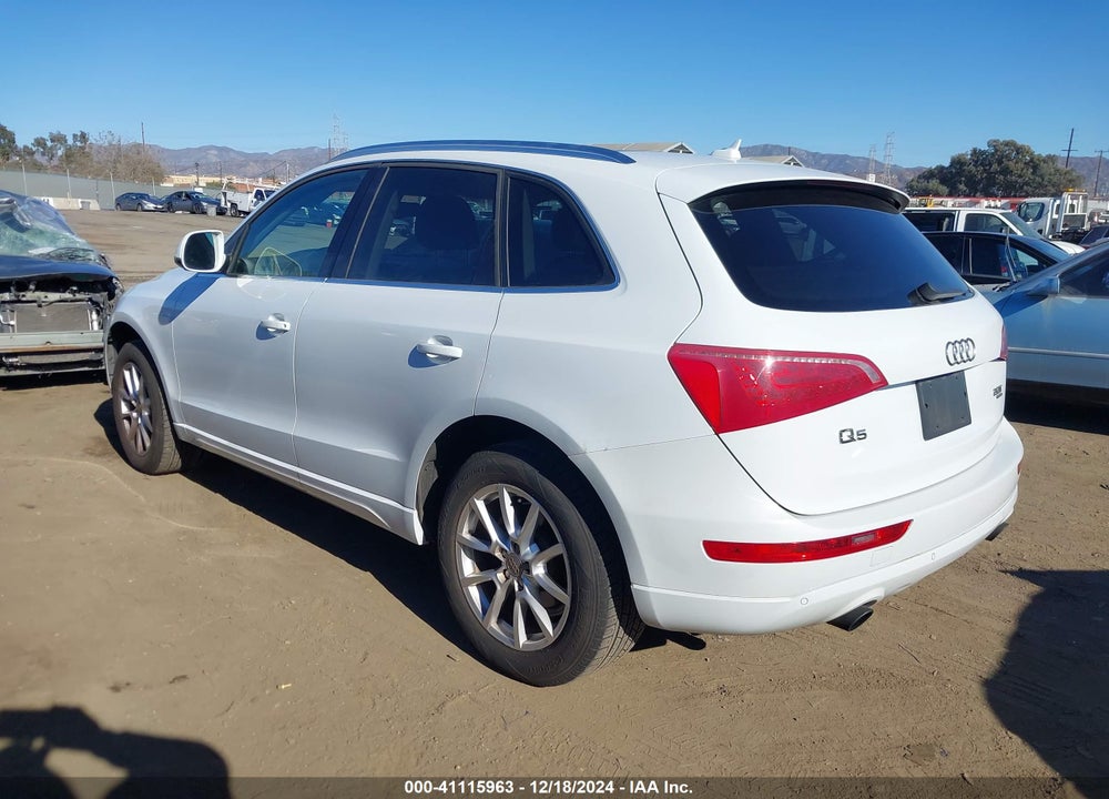 2012 AUDI Q5 2.0T PREMIUM VIN: WA1LFAFPXCA115848