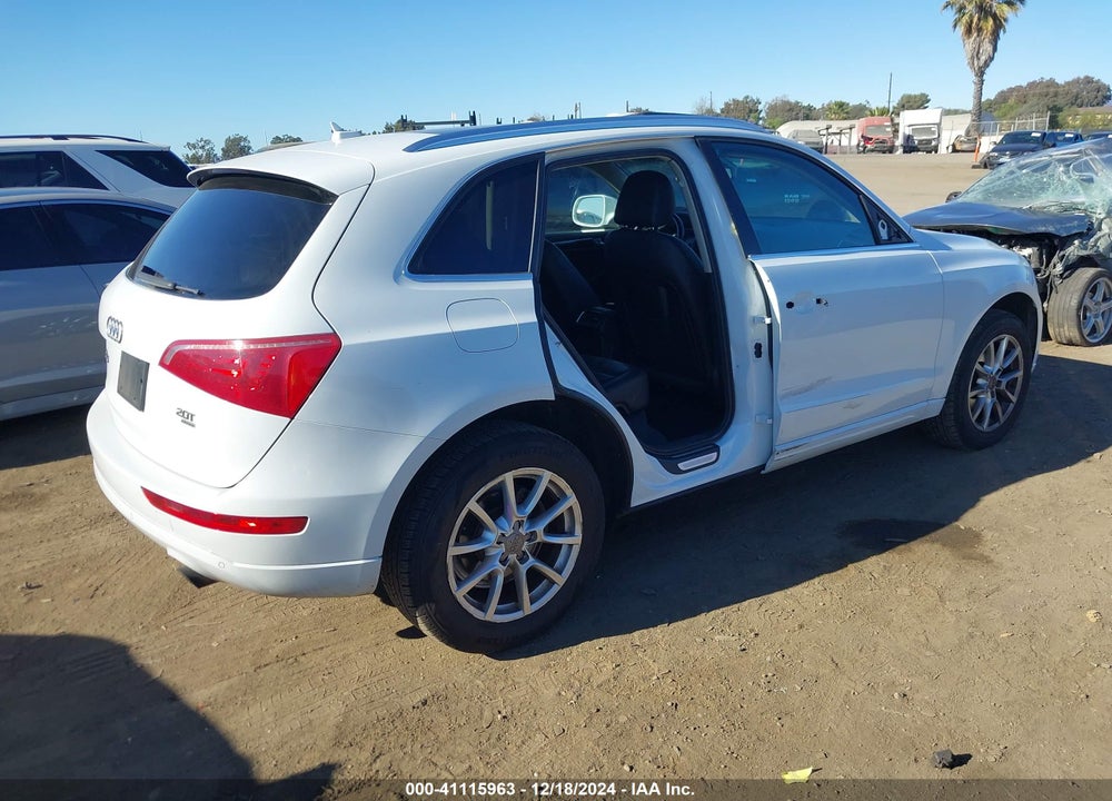 2012 AUDI Q5 2.0T PREMIUM VIN: WA1LFAFPXCA115848