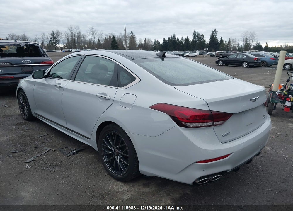 2020 GENESIS G80 3.3T SPORT AWD VIN: KMTFN4JB2LU332443