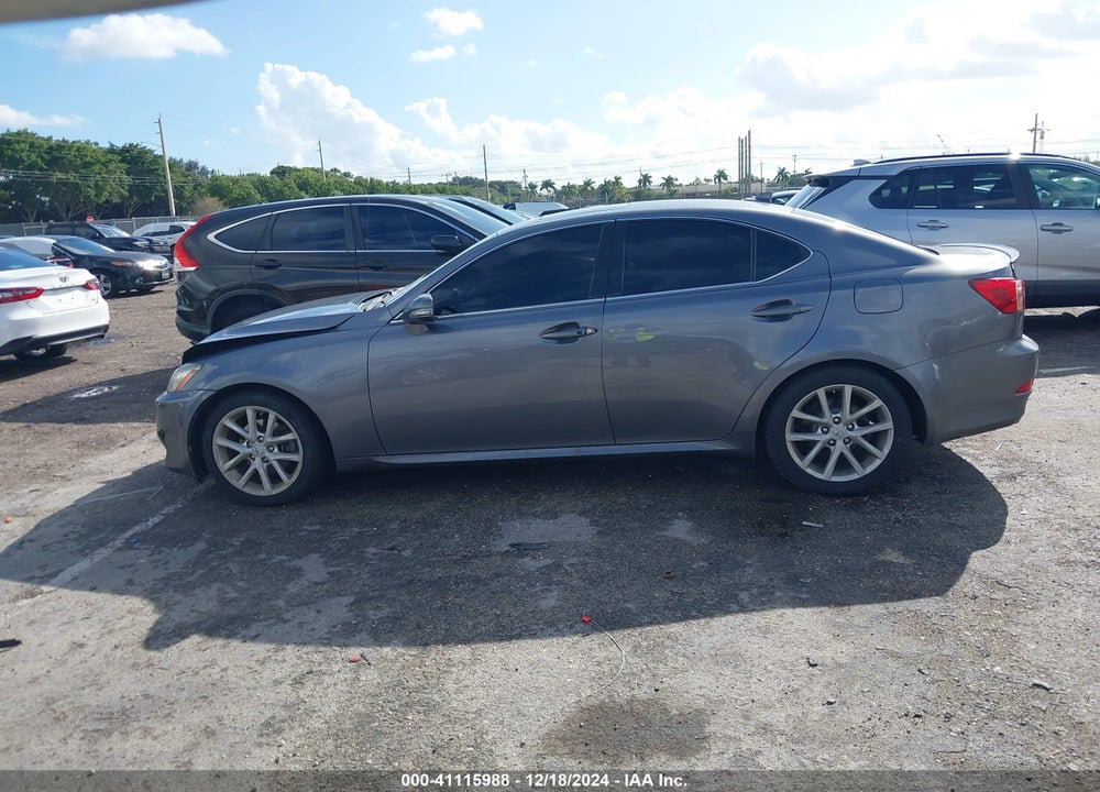 2013 LEXUS IS 250 VIN: JTHBF5C23D5191910