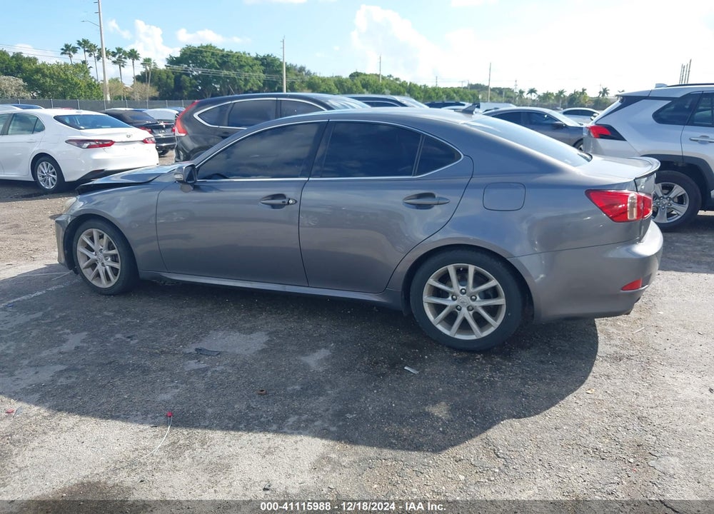 2013 LEXUS IS 250 VIN: JTHBF5C23D5191910