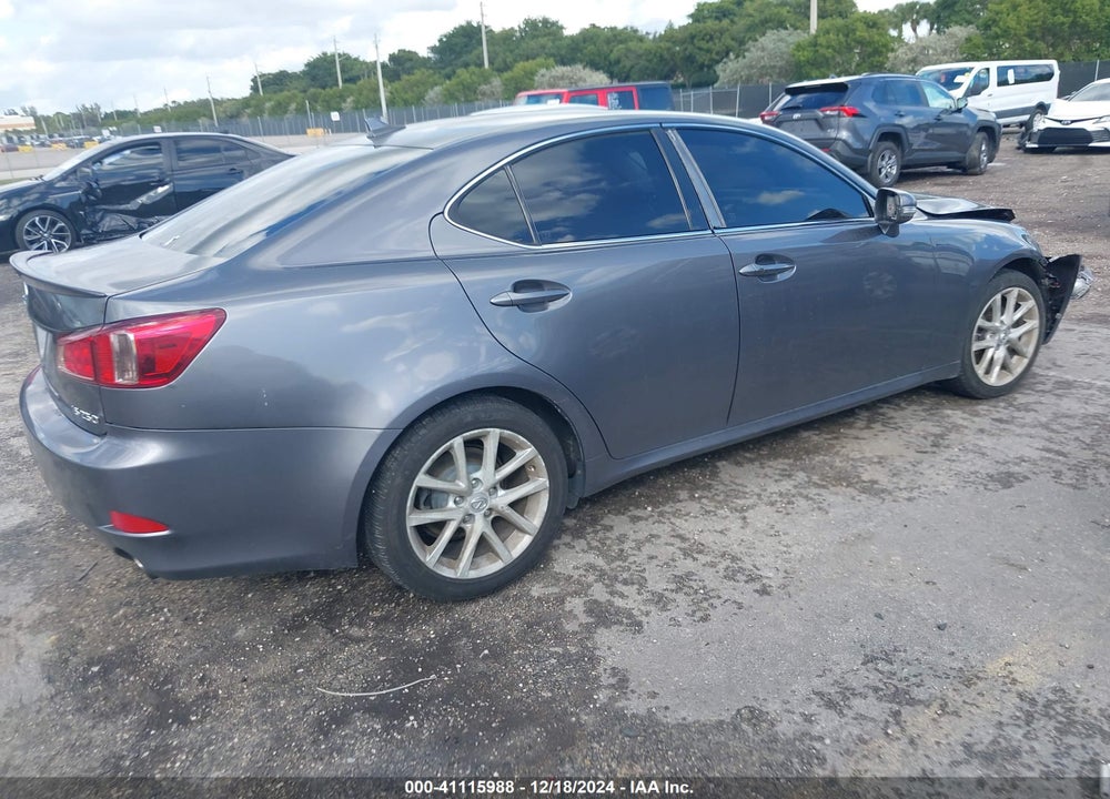 2013 LEXUS IS 250 VIN: JTHBF5C23D5191910