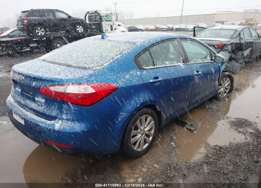 2014 KIA FORTE LX VIN: KNAFX4A6XE5102039