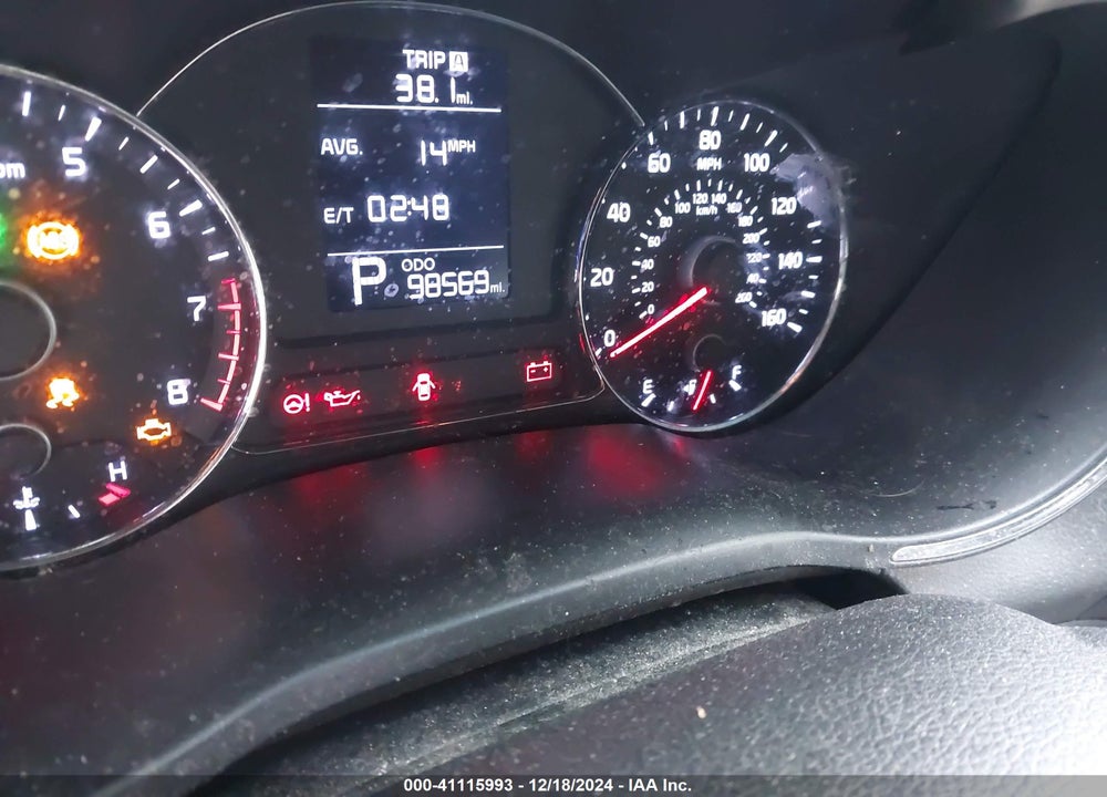 2014 KIA FORTE LX VIN: KNAFX4A6XE5102039