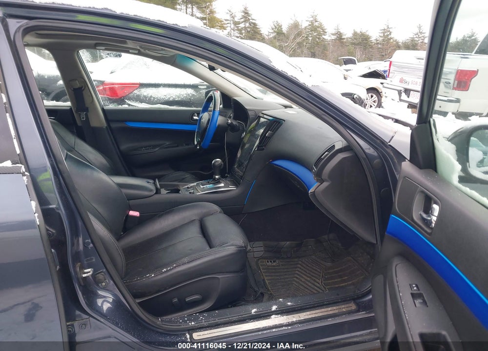 2011 INFINITI G25X VIN: JN1DV6AR5BM652999
