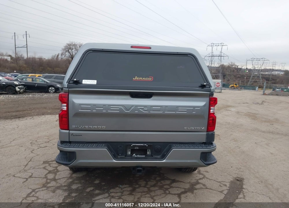 2023 CHEVROLET SILVERADO 1500 4WD SHORT BED CUSTOM VIN: 1GCPDBEKXPZ197600